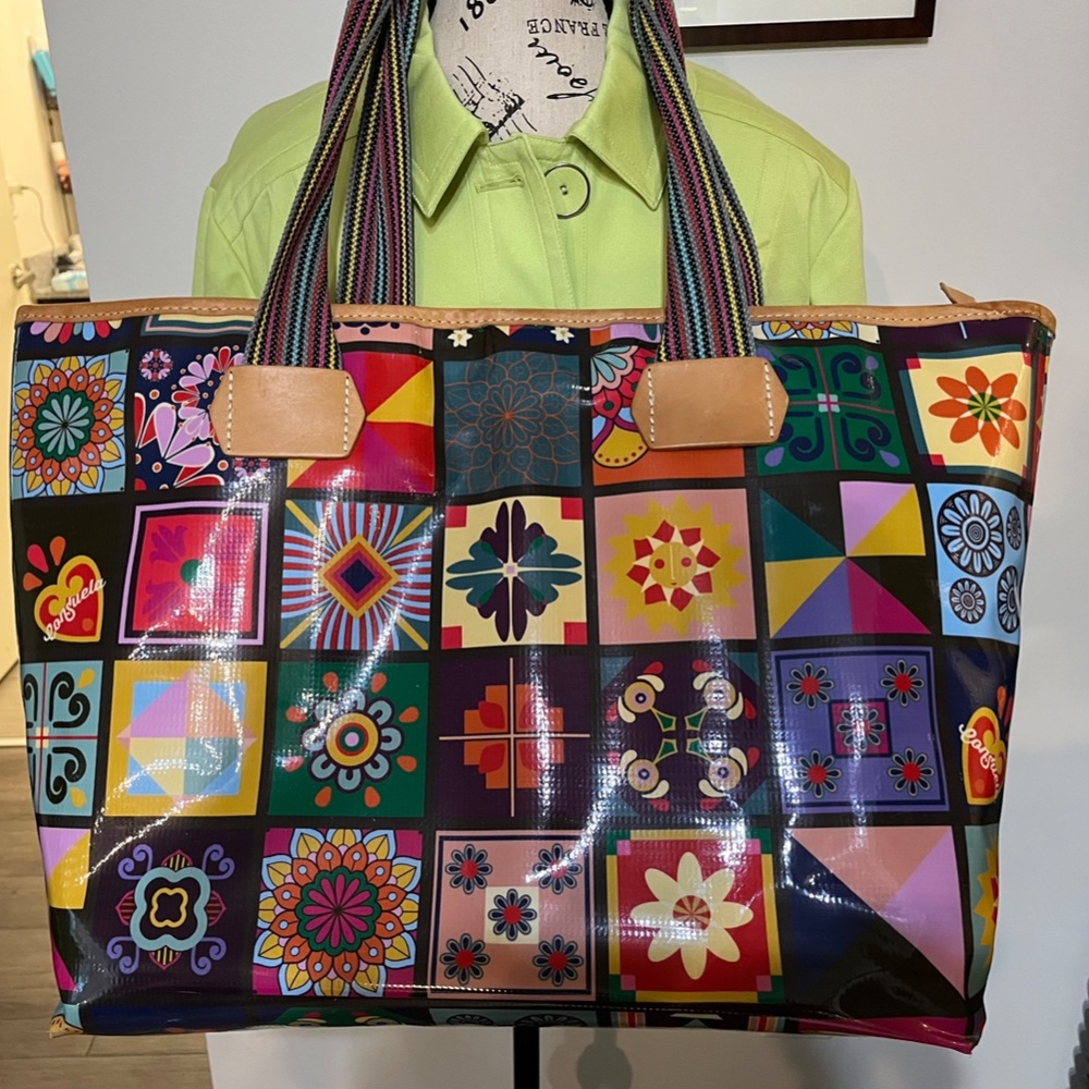 Consuela Large Zippered Tote